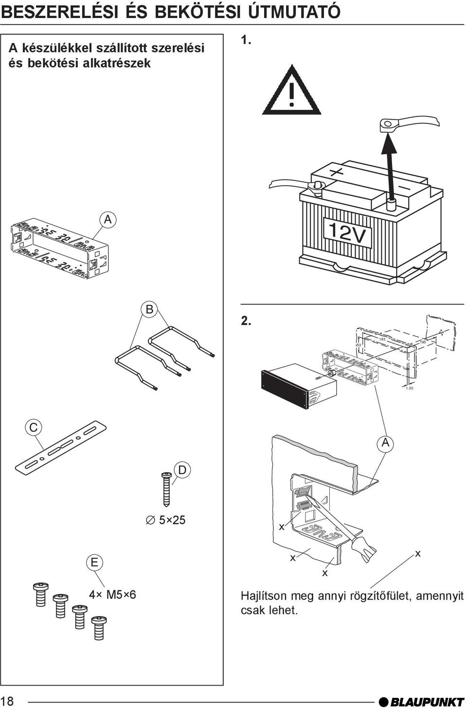 A 12V B 2.