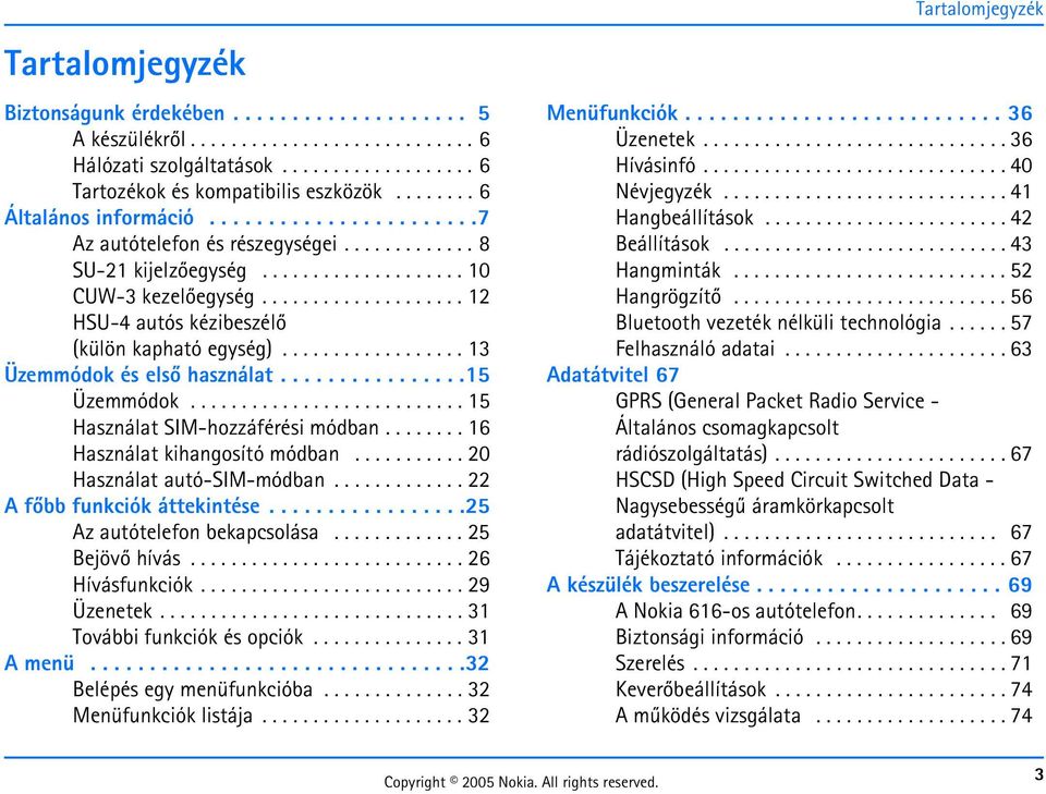 ................... 12 HSU-4 autós kézibeszélõ (külön kapható egység).................. 13 Üzemmódok és elsõ használat................15 Üzemmódok........................... 15 Használat SIM-hozzáférési módban.