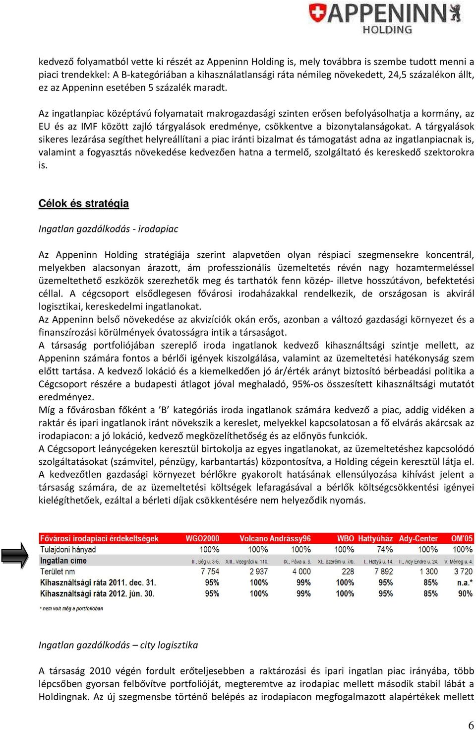 Az ingatlanpiac középtávú folyamatait makrogazdasági szinten erősen befolyásolhatja a kormány, az EU és az IMF között zajló tárgyalások eredménye, csökkentve a bizonytalanságokat.