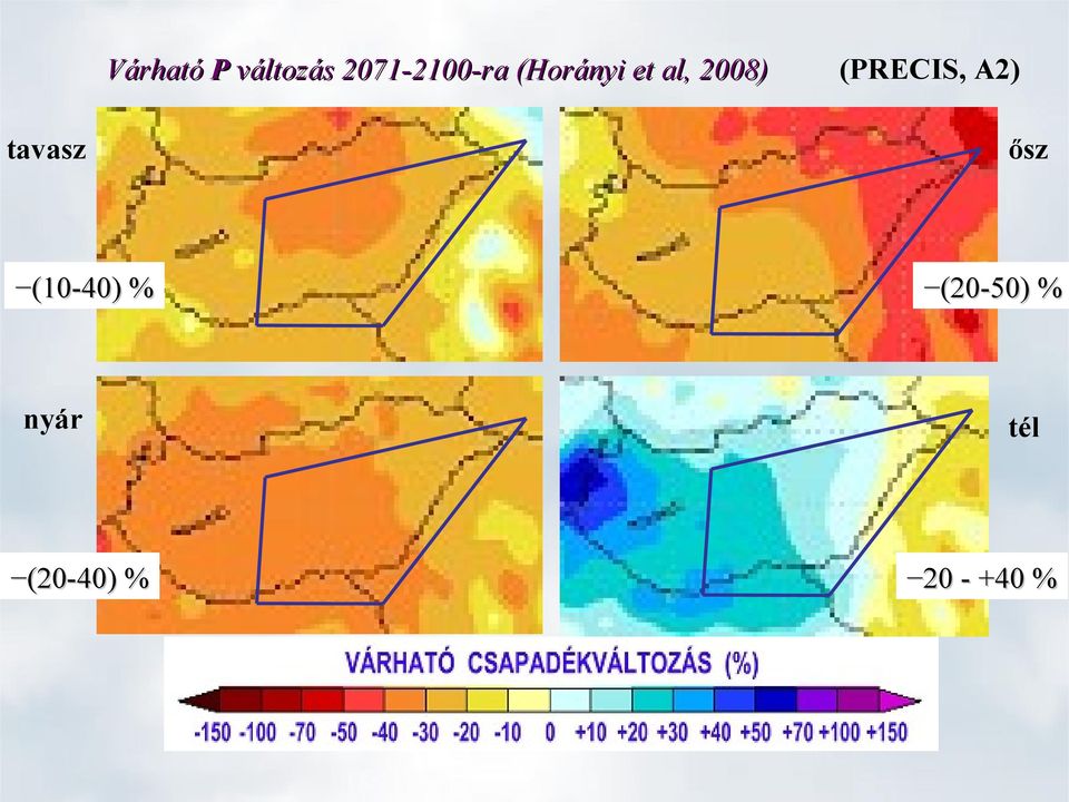(10-40) % nyár (20-40) %