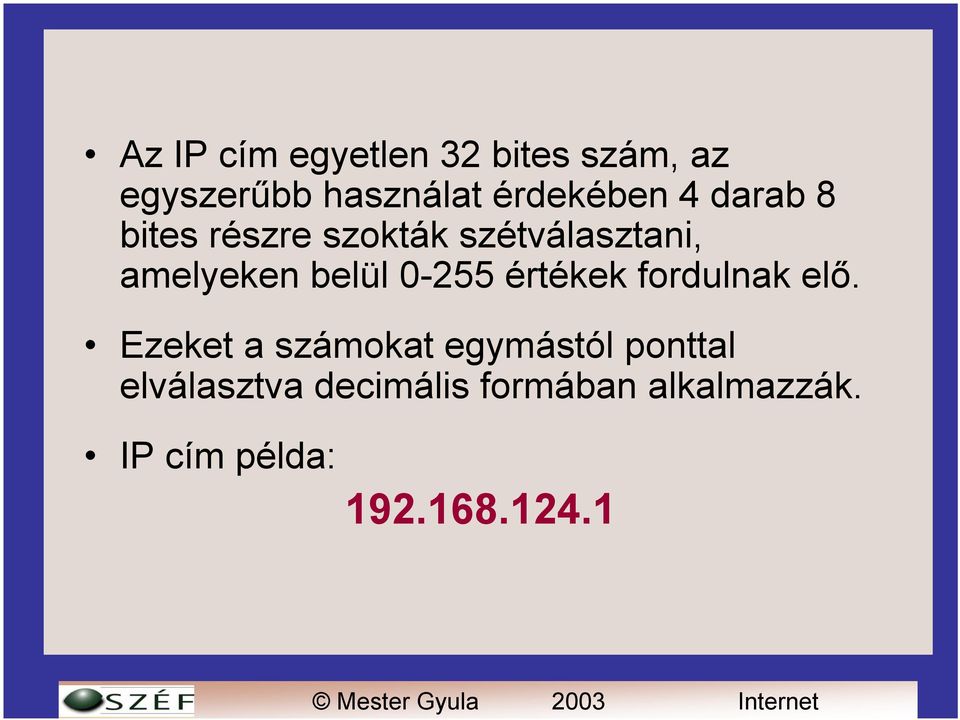 belül 0-255 értékek fordulnak elő.