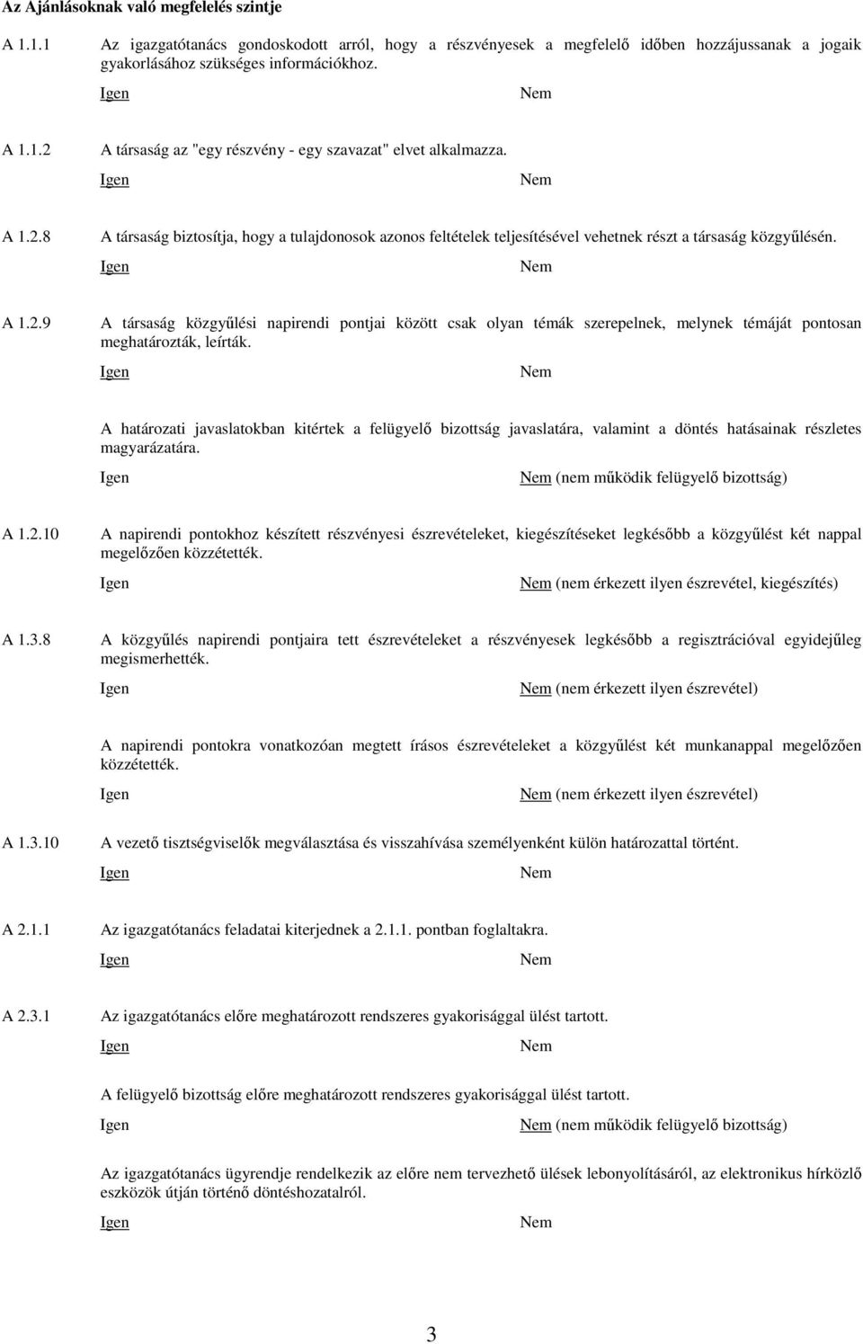 A határozati javaslatokban kitértek a felügyelő bizottság javaslatára, valamint a döntés hatásainak részletes magyarázatára. (nem működik felügyelő A 1.2.