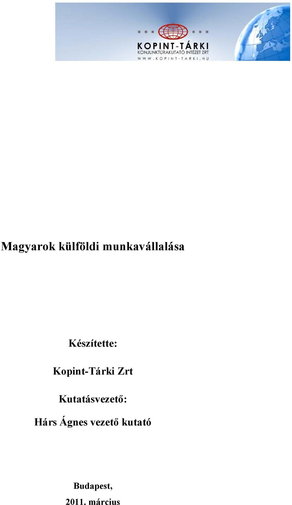 Kopint-Tárki Zrt