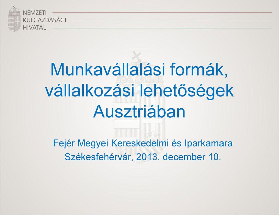 Ausztriában Fejér Megyei
