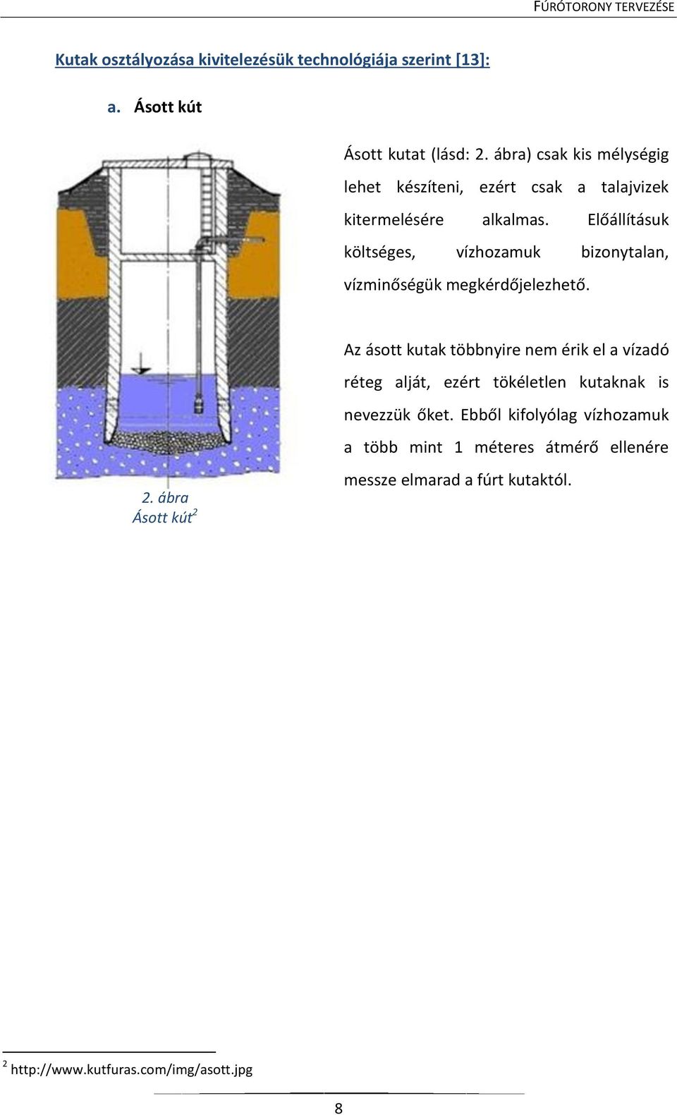 Előállításuk költséges, vízhozamuk bizonytalan, vízminőségük megkérdőjelezhető.