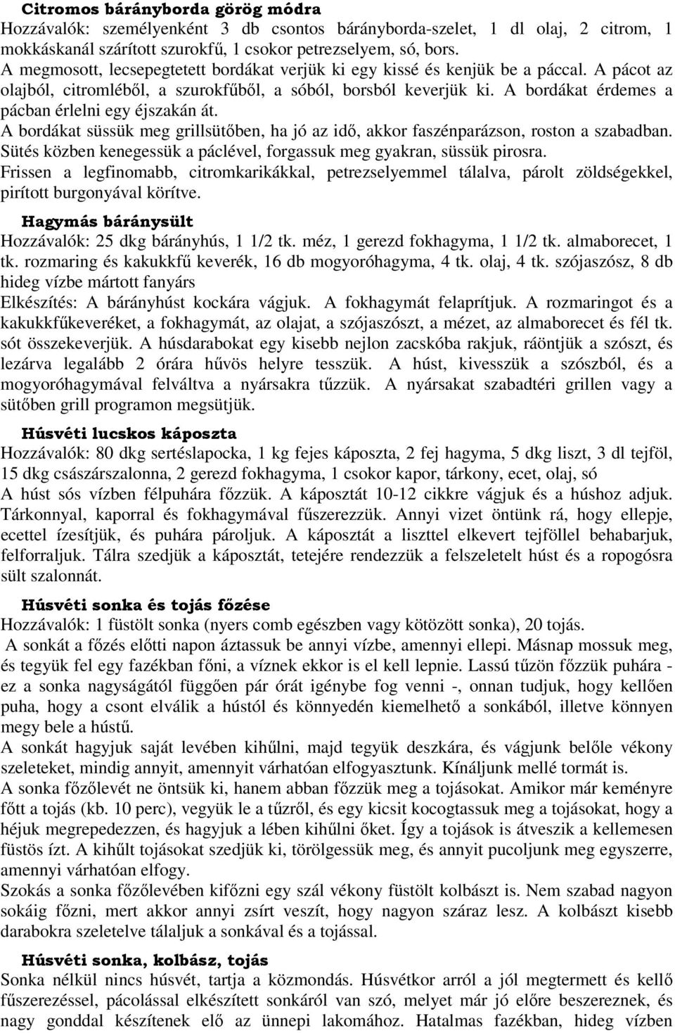 A Drótpostagalamb recepttára 147. könyv. Húsvéti ételek - PDF Ingyenes  letöltés