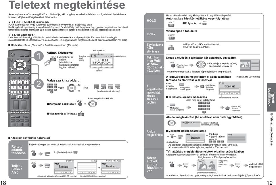 témák egyikéről, nyomja meg a megfelelő színű gombot. Ez a lehetőség módot nyújt arra, hogy gyorsan megjelenítse a bemutatott témákkal kapcsolatos információt.