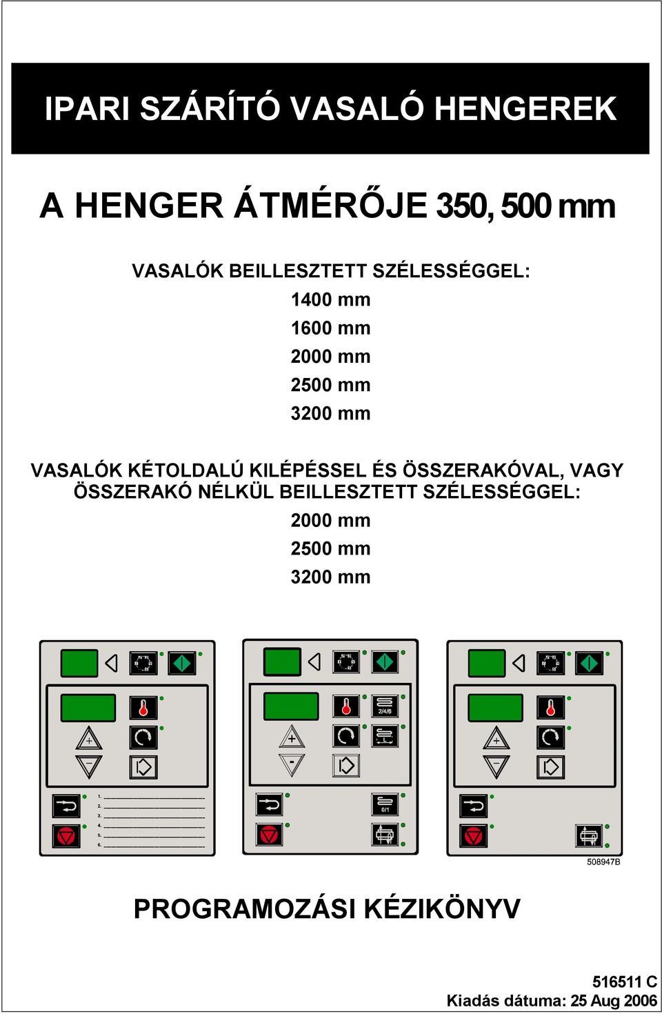 A HENGER ÁTMÉRŐJE 350, 500 mm - PDF Ingyenes letöltés