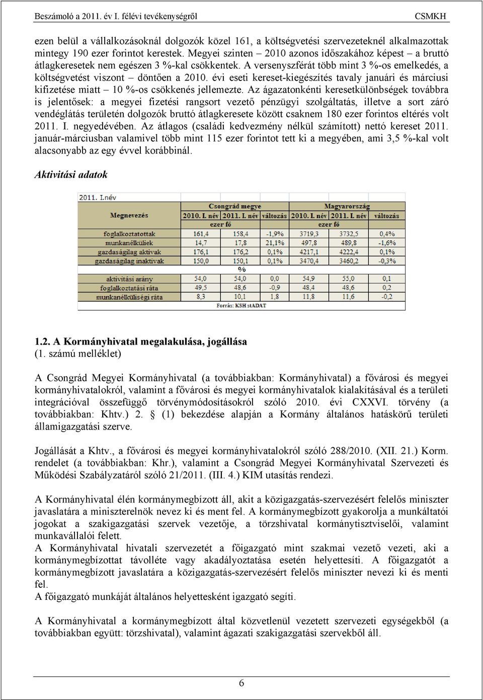 évi eseti kereset-kiegészítés tavaly januári és márciusi kifizetése miatt 10 %-os csökkenés jellemezte.