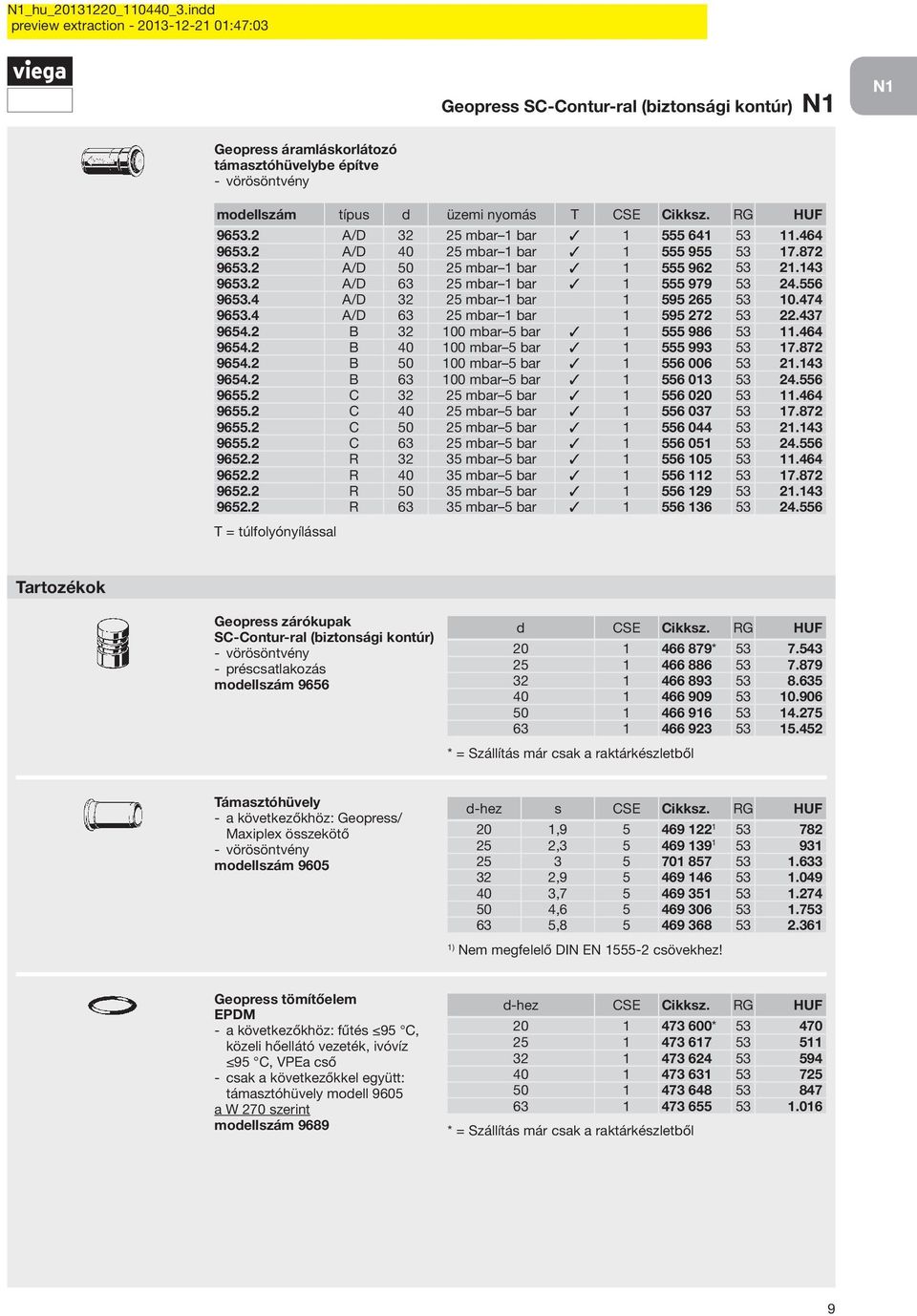 4 A/D 63 25 mbar 1 bar 1 595 272 53 22.437 9654.2 B 32 100 mbar 5 bar 1 555 986 53 11.464 9654.2 B 40 100 mbar 5 bar 1 555 993 53 17.872 9654.2 B 50 100 mbar 5 bar 1 556 006 53 21.143 9654.