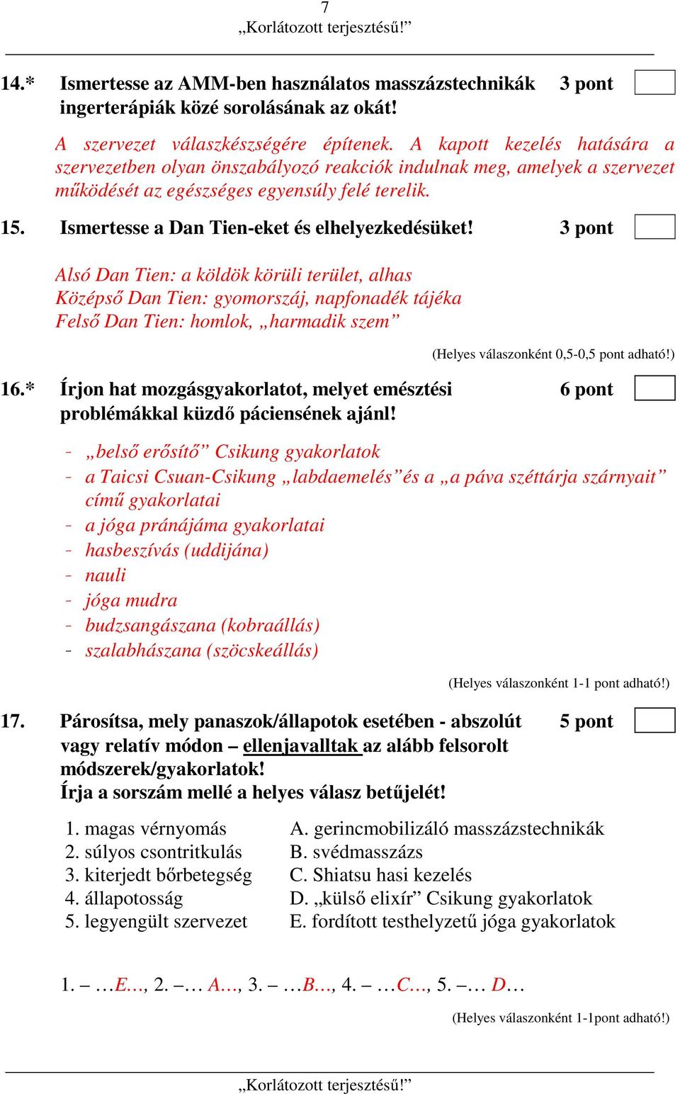 Ismertesse a Dan Tien-eket és elhelyezkedésüket!