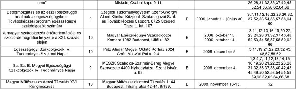 etegmozgatás és az ezzel összefüggő ártalmak az egészségügyben - Továbbképzési program egészségügyi szakdolgozók számára magyar szakdolgozók értékorientációja és szocio-demográfiai helyzete a XXI.