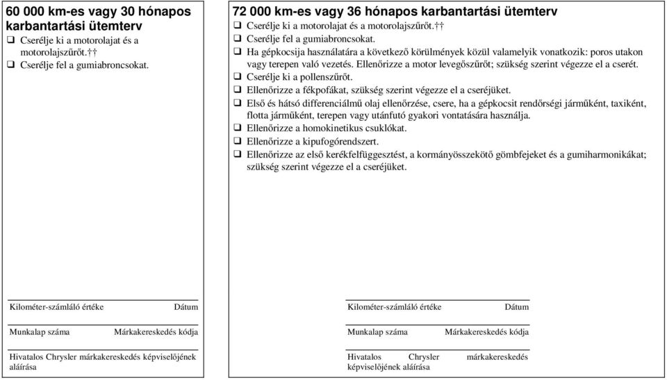 Ellenőrizze a motor levegőszűrőt; szükség szerint végezze el a cserét.