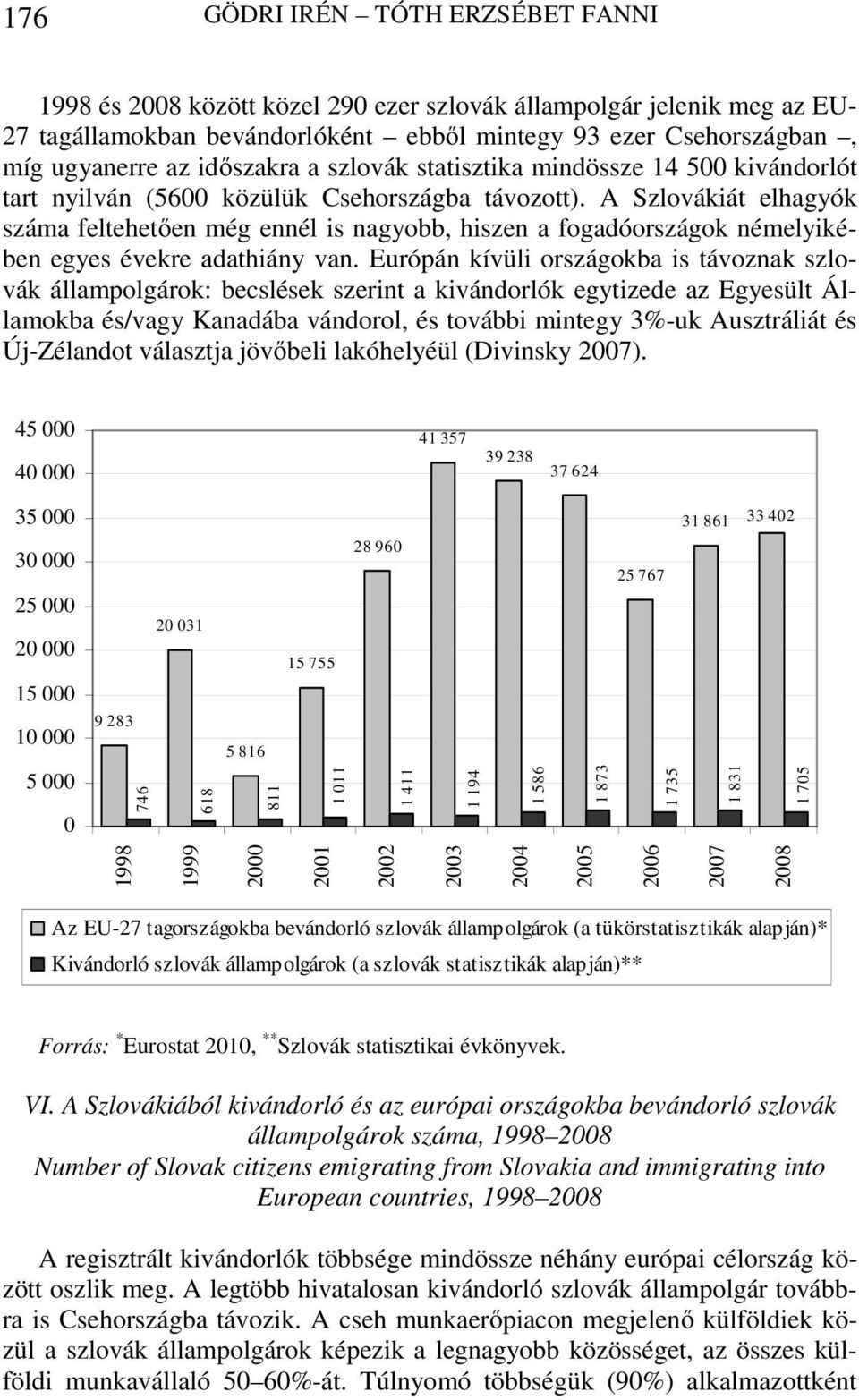 A Szlovákiát elhagyók száma feltehetően még ennél is nagyobb, hiszen a fogadóországok némelyikében egyes évekre adathiány van.
