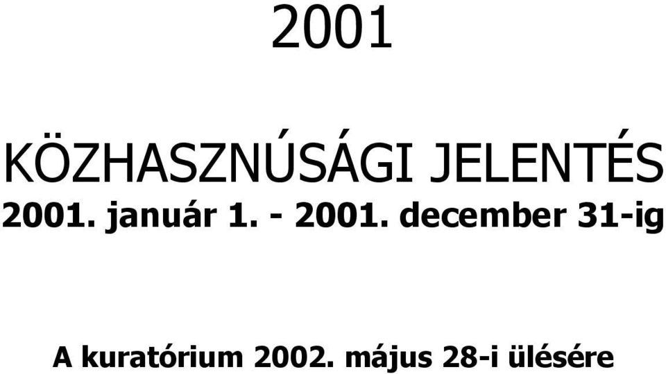 - 2001.