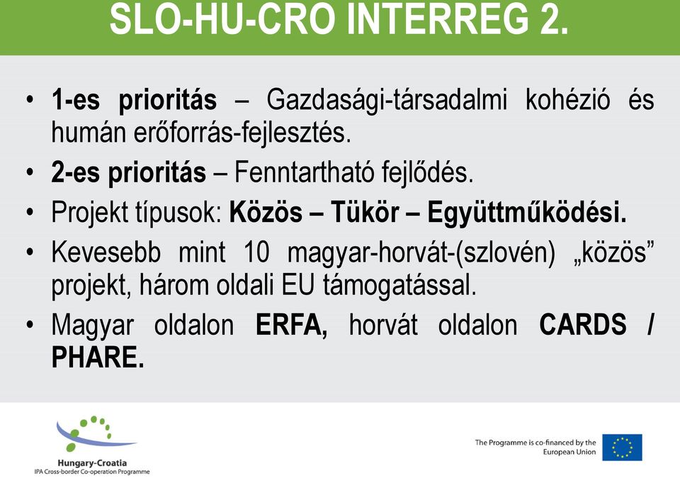 2-es prioritás Fenntartható fejlődés.