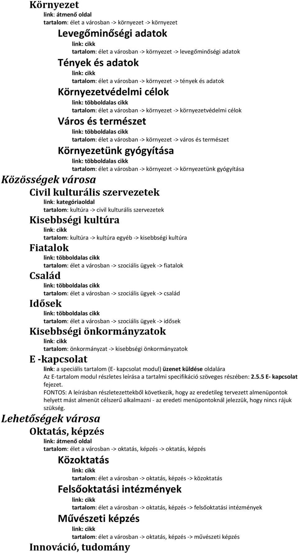 környezet > város és természet Környezetünk gyógyítása link: többoldalas tartalom: élet a városban > környezet > környezetünk gyógyítása Közösségek városa Civil kulturális szervezetek tartalom: