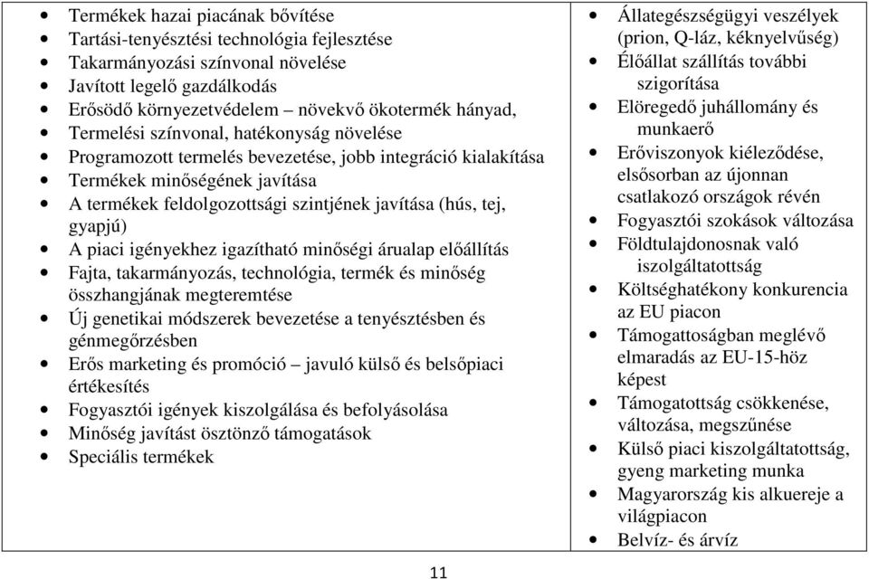 igényekhez igazítható minőségi árualap előállítás Fajta, takarmányozás, technológia, termék és minőség összhangjának megteremtése Új genetikai módszerek bevezetése a tenyésztésben és génmegőrzésben