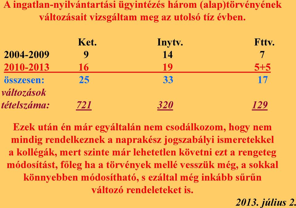 hogy nem mindig rendelkeznek a naprakész jogszabályi ismeretekkel a kollégák, mert szinte már lehetetlen követni ezt a rengeteg