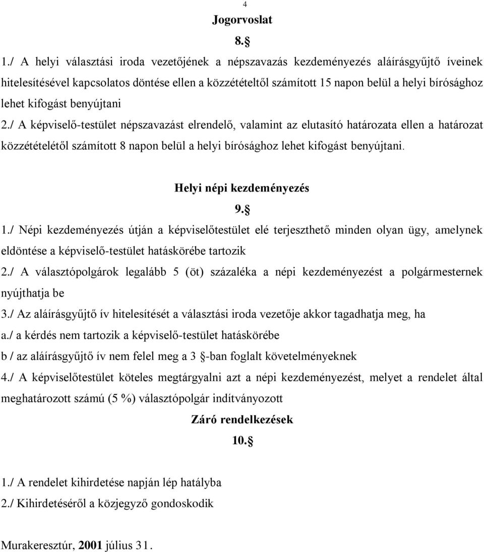 kifogást benyújtani 2.