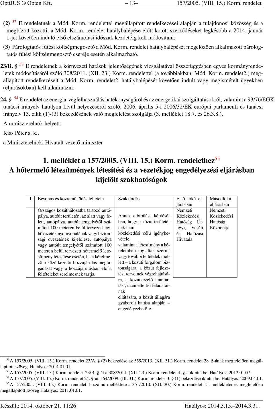rendelet hatálybalépését megelőzően alkalmazott párologtatós fűtési költségmegosztó cseréje esetén alkalmazható. 23/B.