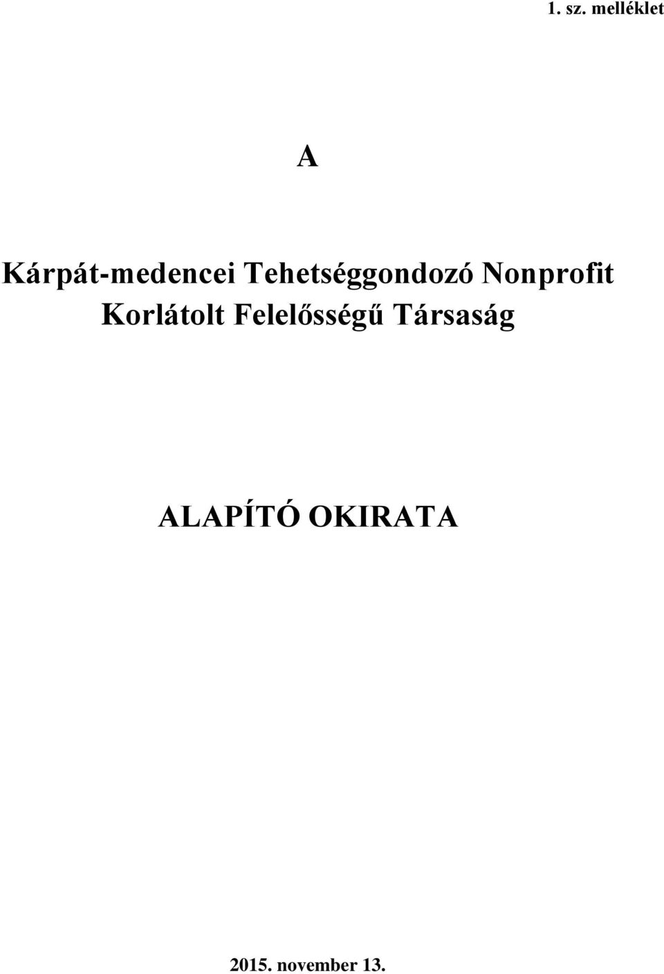Tehetséggondozó Nonprofit