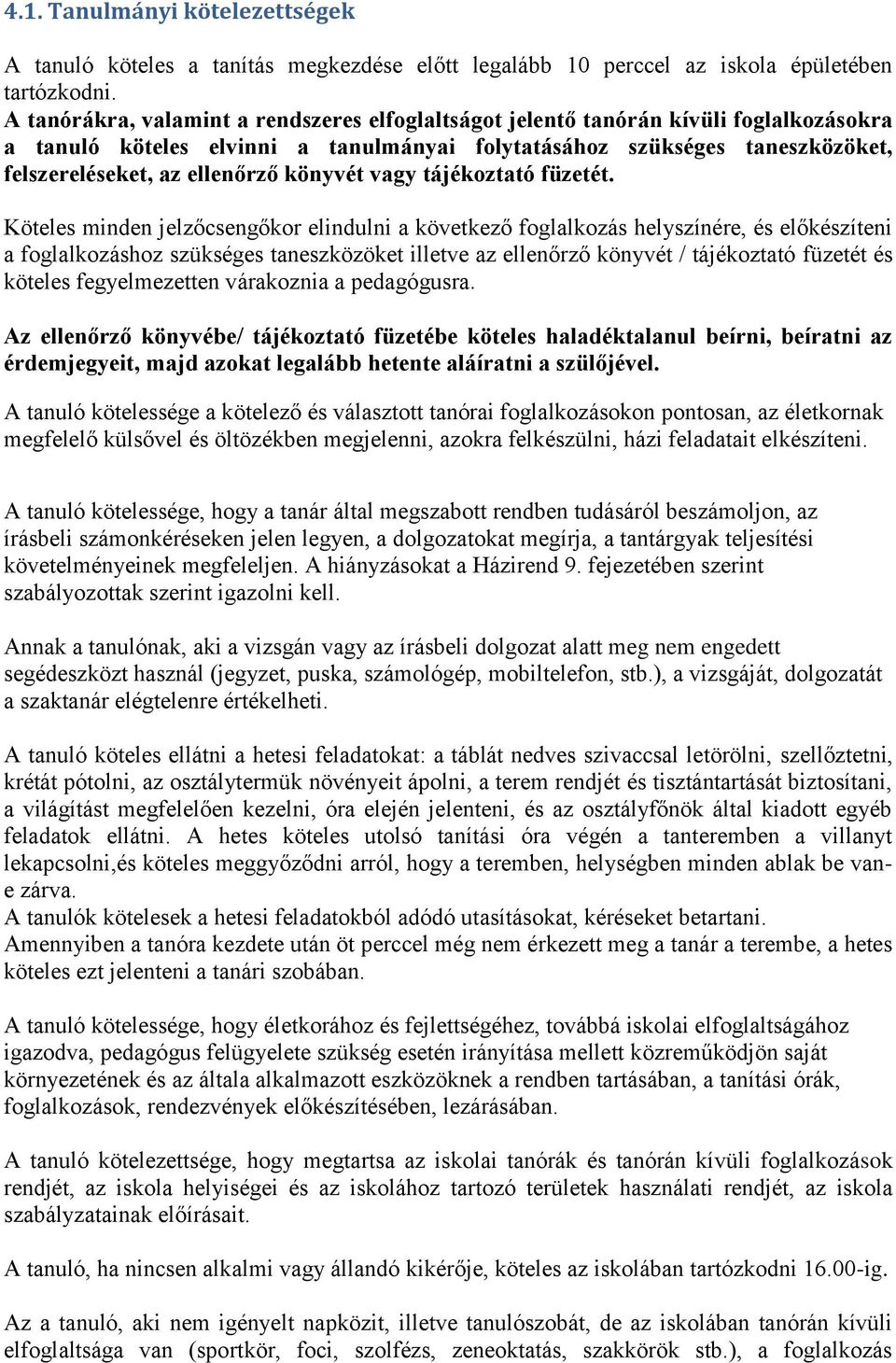 könyvét vagy tájékoztató füzetét.