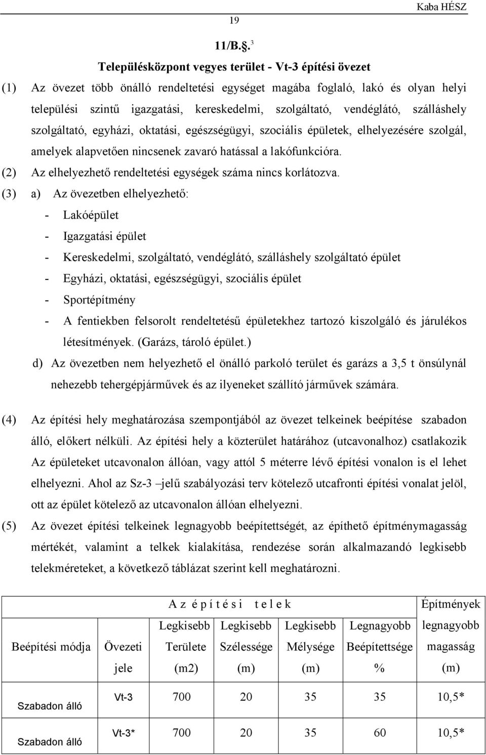 vendéglátó, szálláshely szolgáltató, egyházi, oktatási, egészségügyi, szociális épületek, elhelyezésére szolgál, amelyek alapvetően nincsenek zavaró hatással a lakófunkcióra.