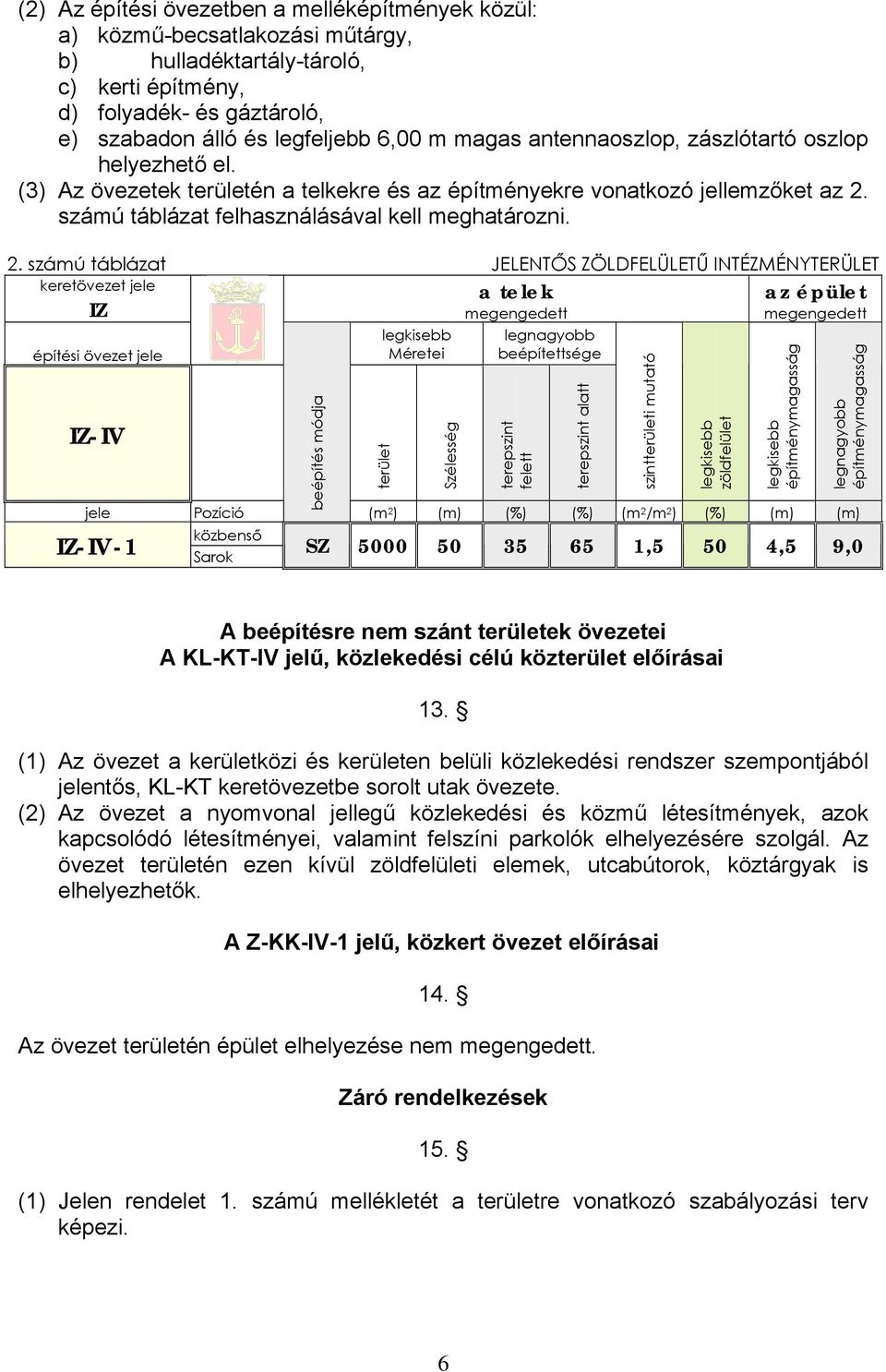 számú táblázat felhasználásával kell meghatározni. 2.