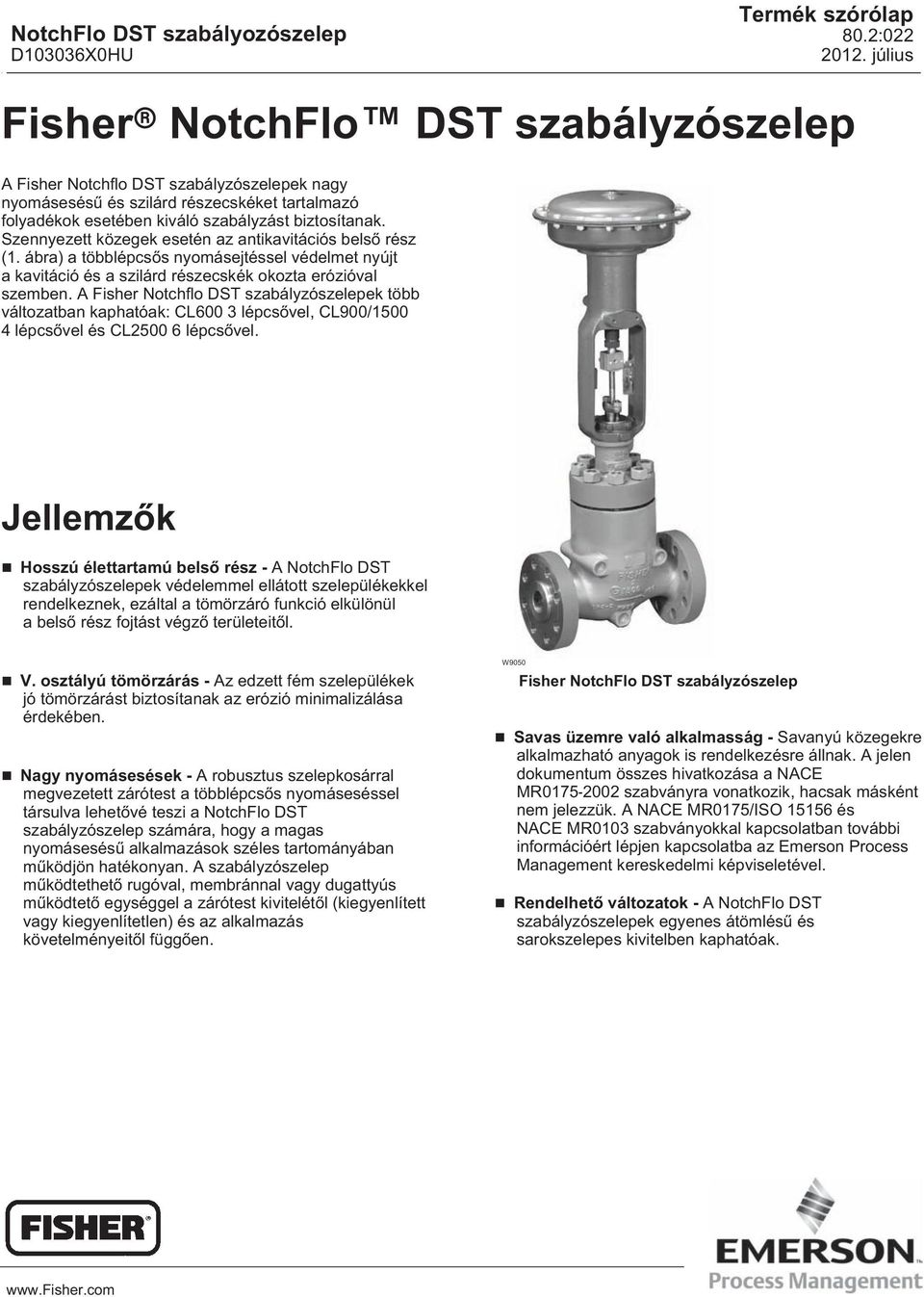 ábra) a többlépcsős nyomásejtéssel védelmet nyújt a kavitáció és a szilárd részecskék okozta erózióval szemben.