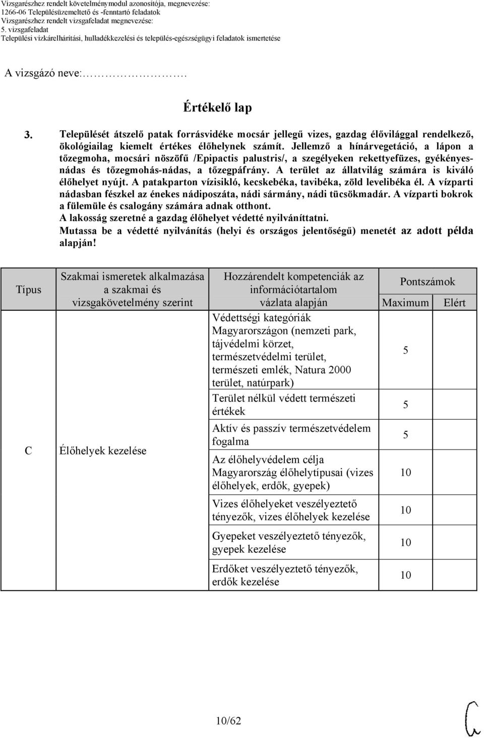 A terület az állatvilág számára is kiváló élőhelyet nyújt. A patakparton vízisikló, kecskebéka, tavibéka, zöld levelibéka él.