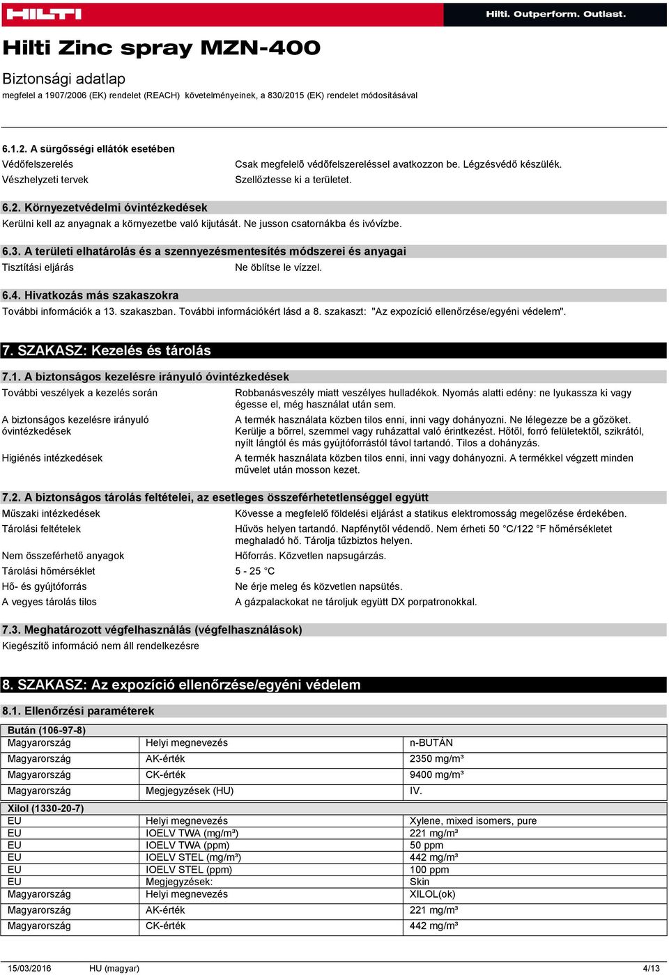 Hivatkozás más szakaszokra További információk a 13