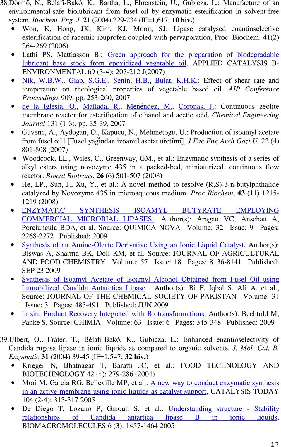 41(2) 264-269 (2006) Lathi PS, Mattiasson B.