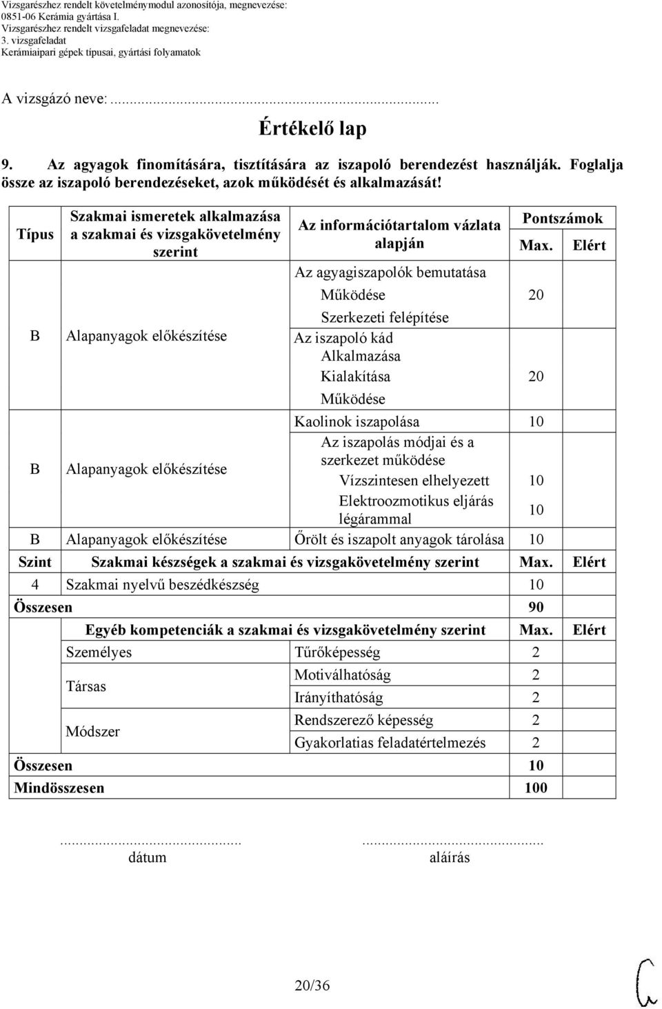 Elért Az agyagiszapolók bemutatása Működése 20 B Alapanyagok előkészítése Szerkezeti felépítése Az iszapoló kád Alkalmazása Kialakítása 20 Működése Kaolinok iszapolása B Alapanyagok előkészítése Az