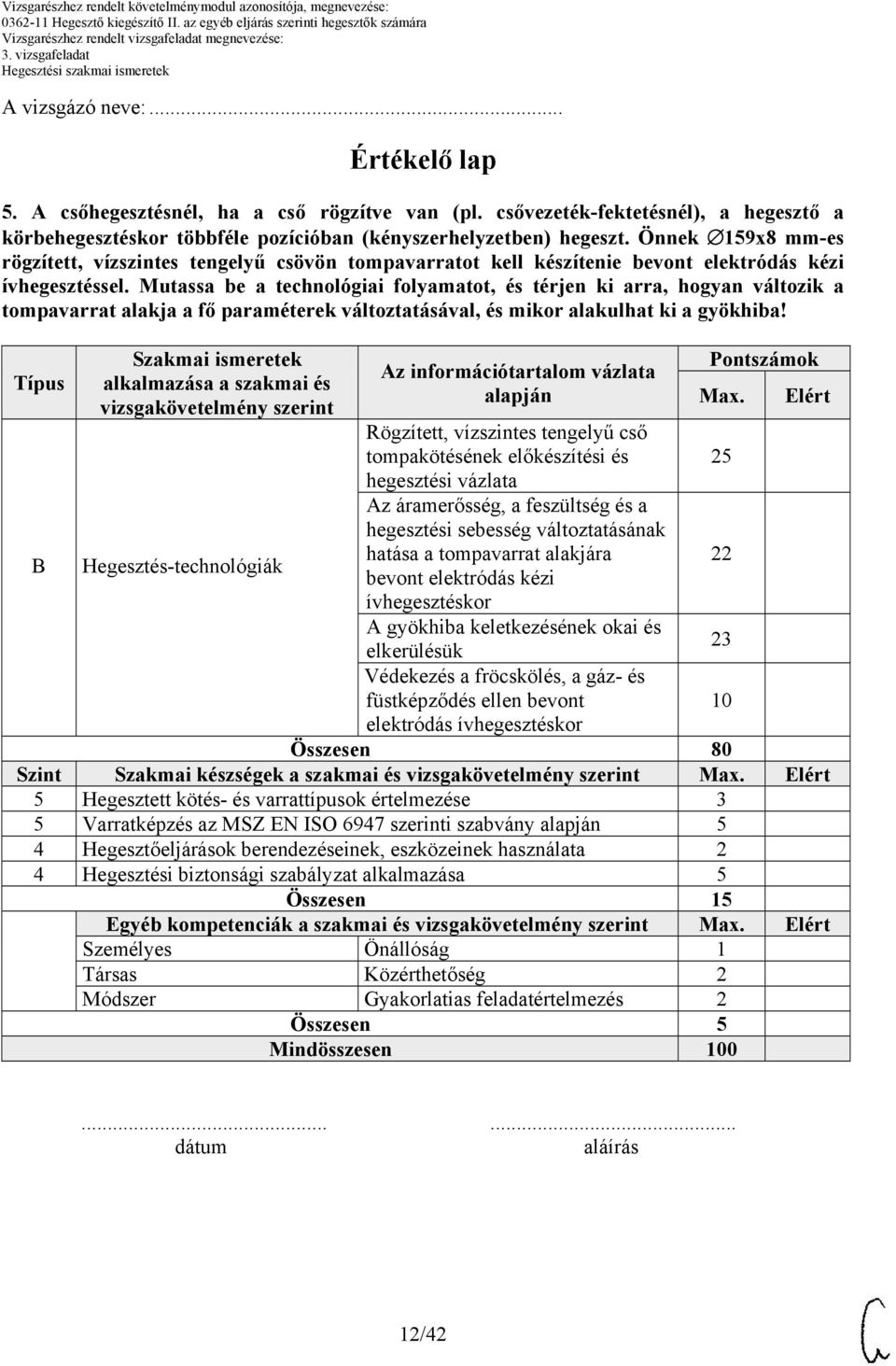 Mutassa be a technológiai folyamatot, és térjen ki arra, hogyan változik a tompavarrat alakja a fő paraméterek változtatásával, és mikor alakulhat ki a gyökhiba!