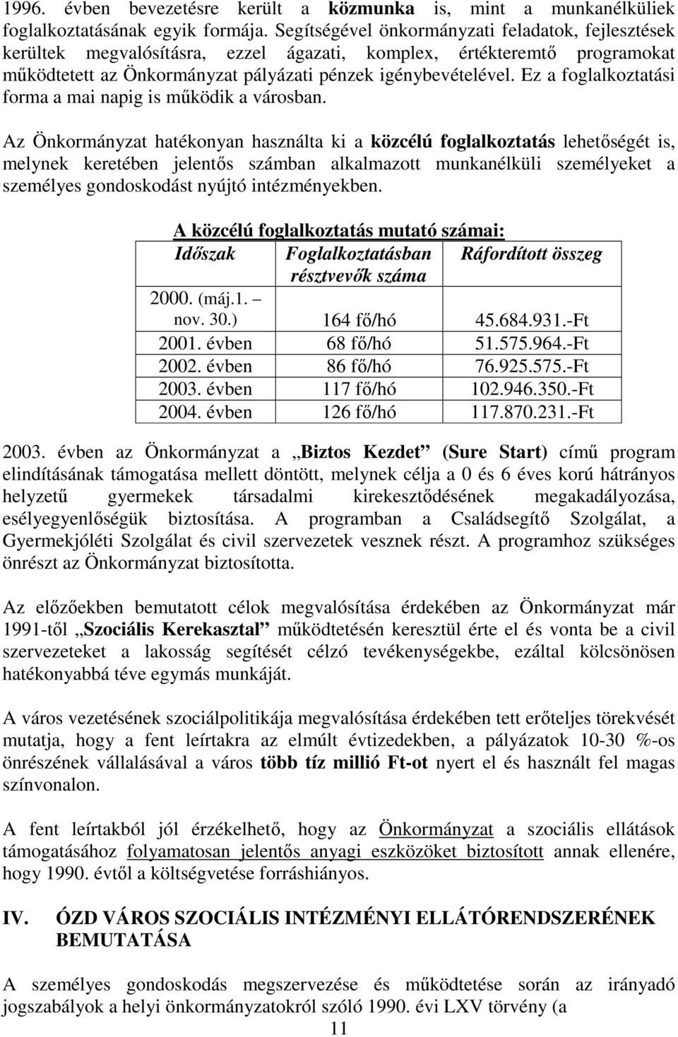 Ez a foglalkoztatási forma a mai napig is mőködik a városban.