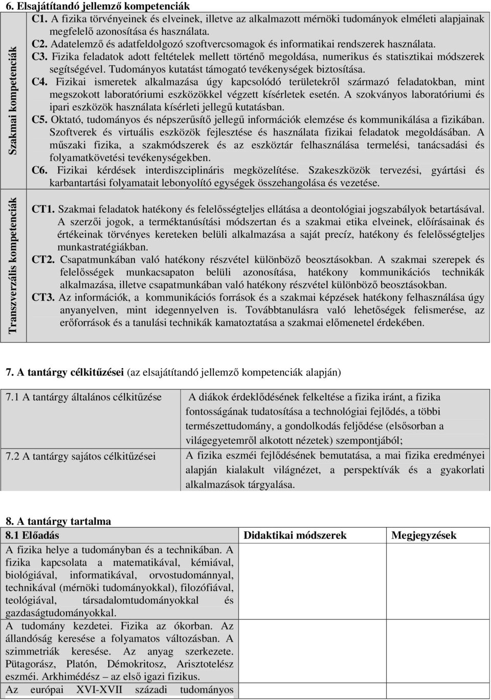 Tudományos kutatást támogató tevékenységek biztosítása. C4.