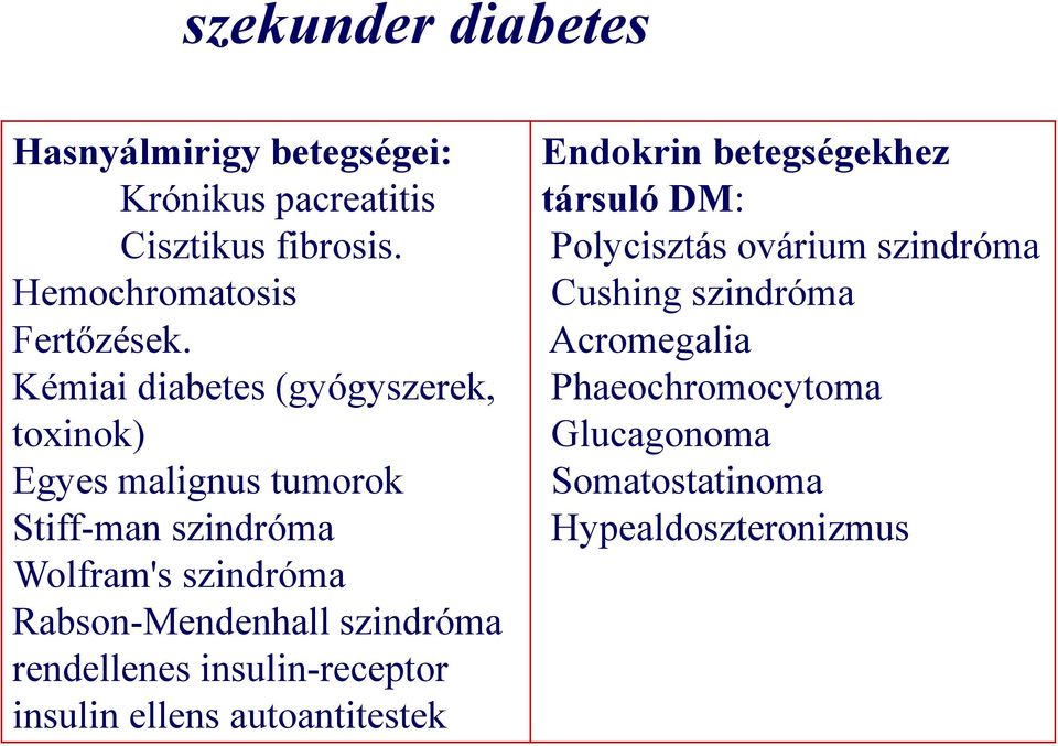 Rabson-Mendenhall szindróma rendellenes insulin-receptor insulin ellens autoantitestek Endokrin betegségekhez