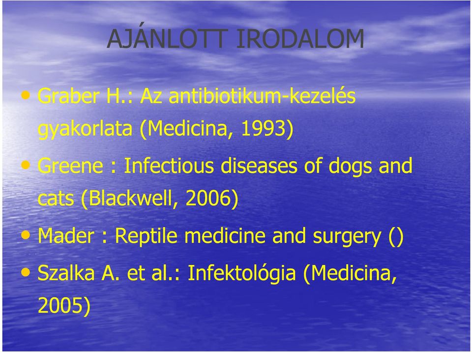 1993) Greene : Infectious diseases of dogs and cats