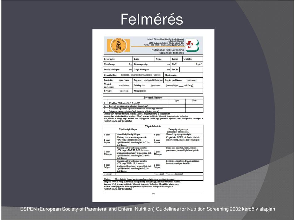 Enteral Nutrition) Guidelines