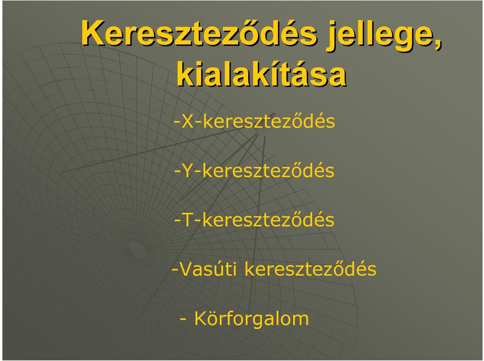 -Y-kereszteződés