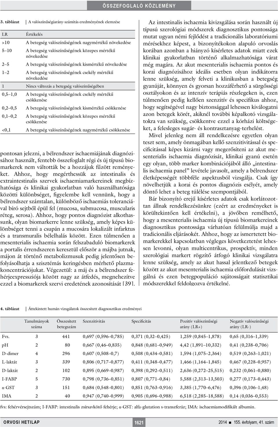 mértékű csökkenése 0,2 0,5 A betegség valószínűségének kismértékű csökkenése 0,1 0,2 A betegség valószínűségének közepes mértékű csökkenése <0,1 A betegség valószínűségének nagymértékű csökkenése