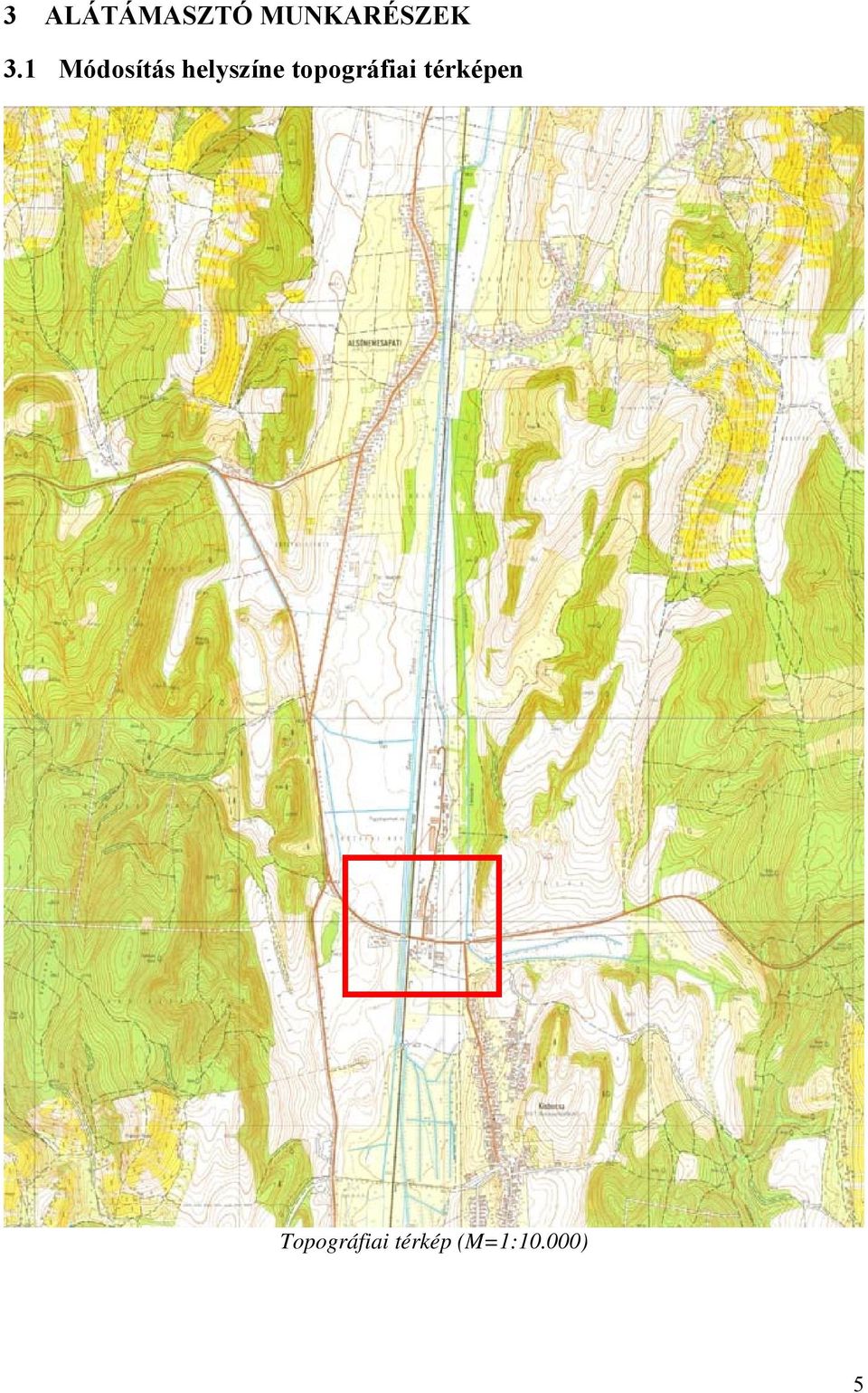 topográfiai térképen