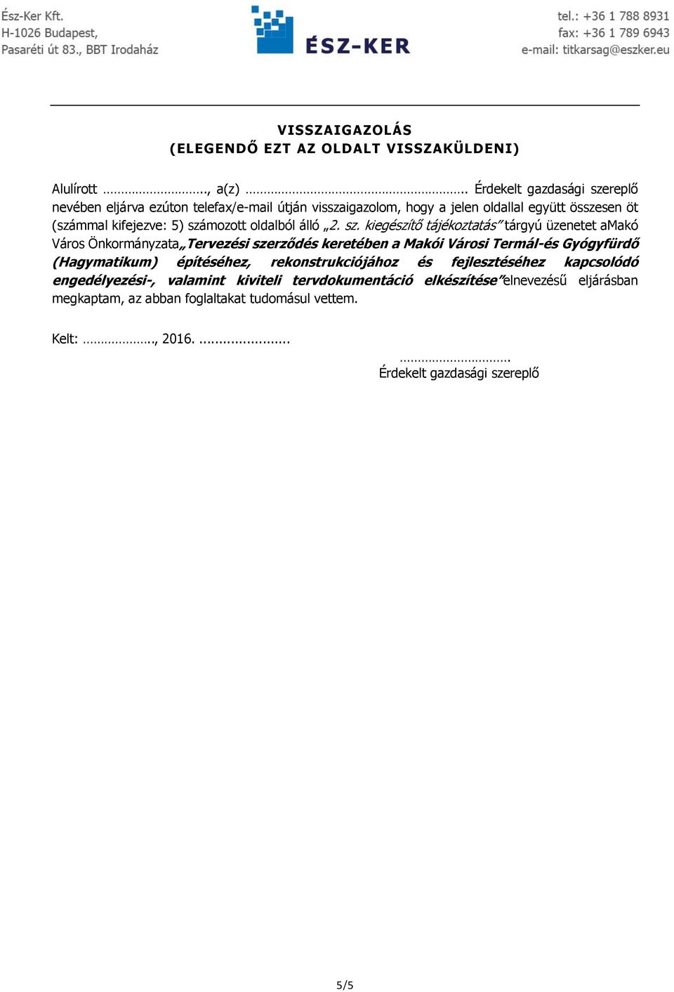 számozott oldalból álló 2. sz.