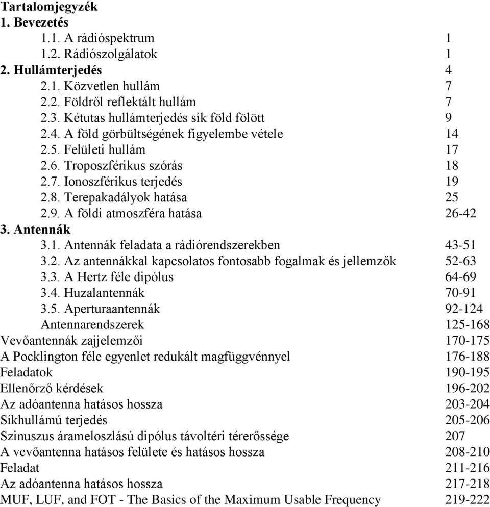 . Az antennákkal kapcsolatos fontosabb fogalmak és jellemzők 5-