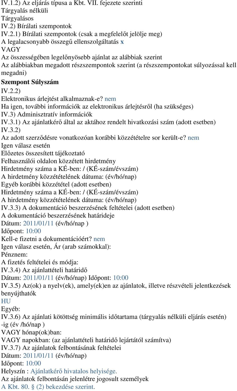 Bírálati szempontok IV.2.