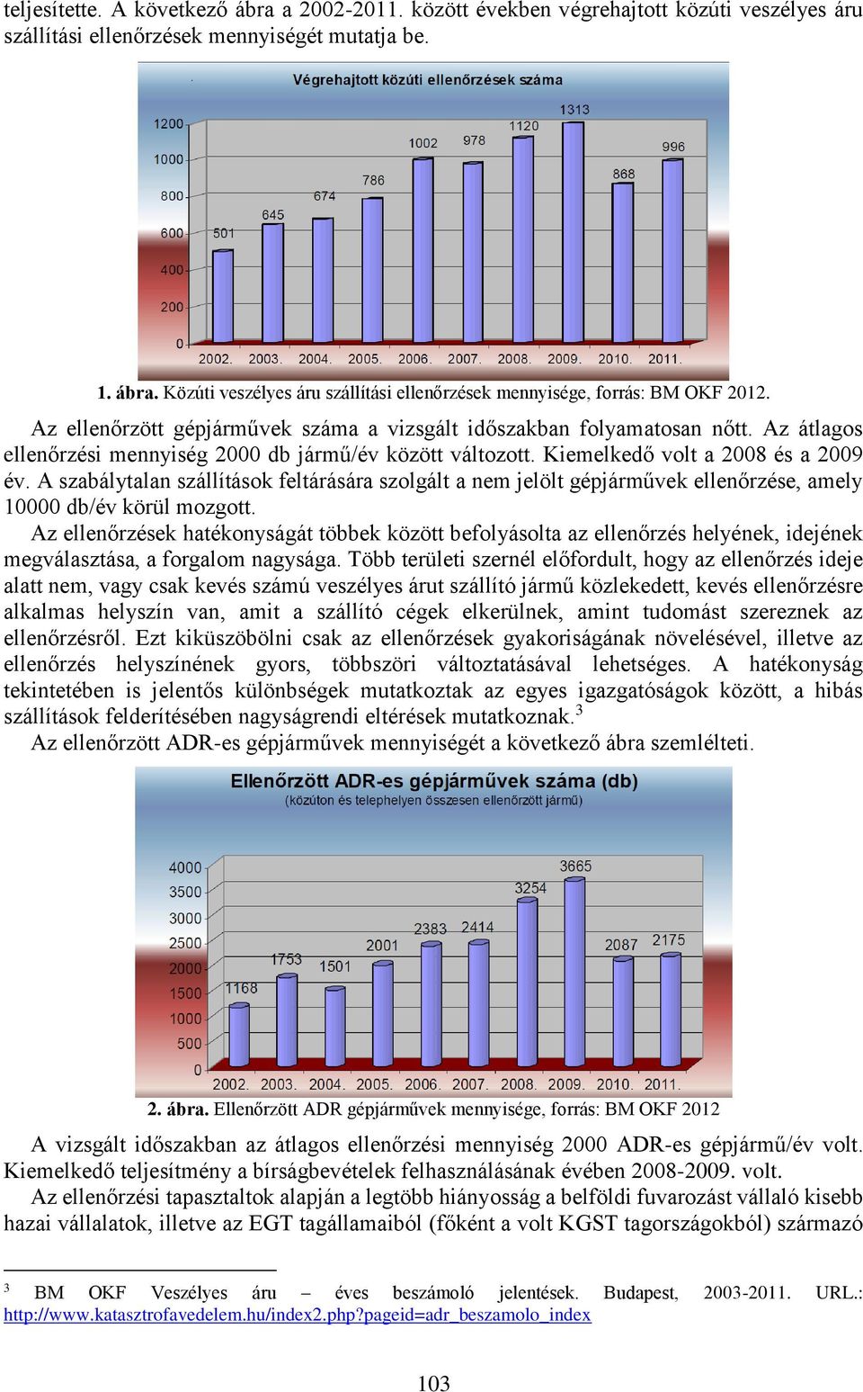 A szabálytalan szállítások feltárására szolgált a nem jelölt gépjárművek ellenőrzése, amely 10000 db/év körül mozgott.