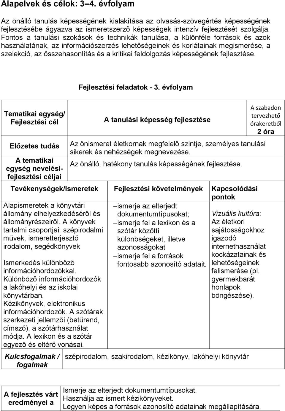 kritikai feldolgozás képességének fejlesztése. Fejlesztési feladatok - 3.