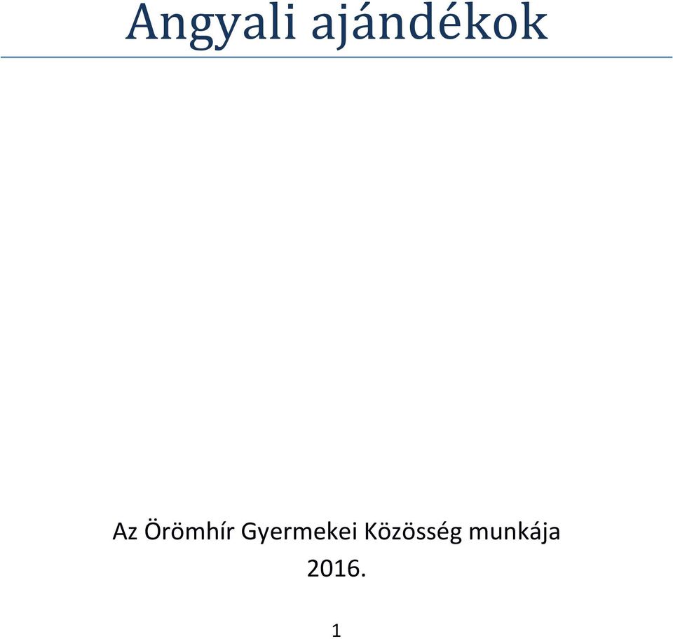 Örömhír