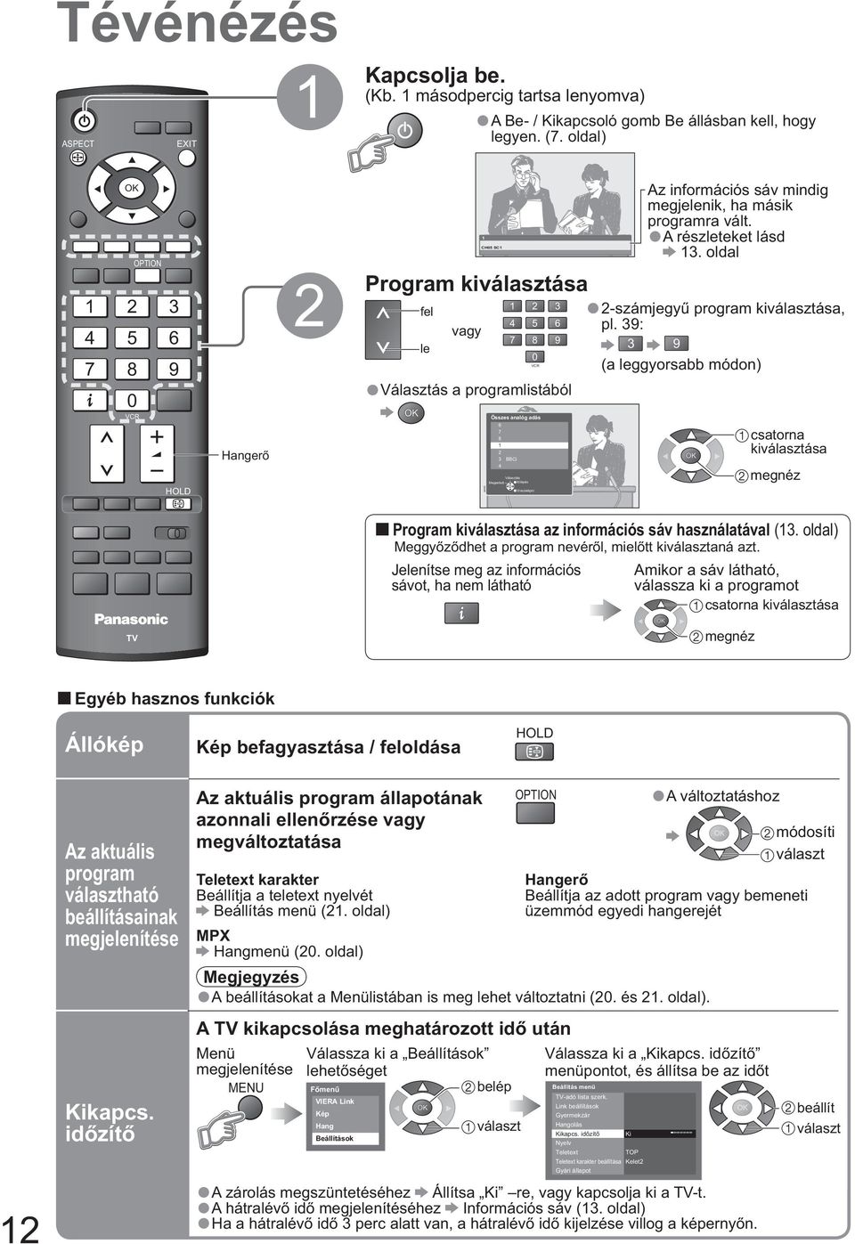 ION DIRECT TV REC 1 2 3 4 5 6 7 8 0 9 VCR TEXT F.P.